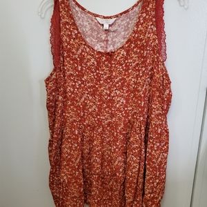 Lauren Conrad Large Peplum Tank